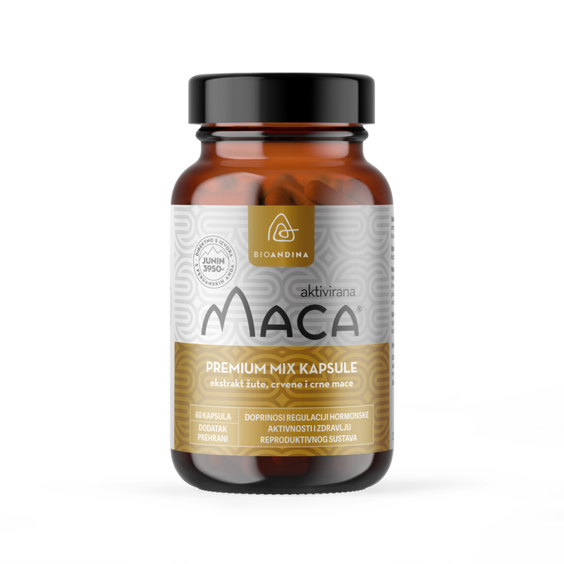 Premium MIX maca,  60 kapsula
